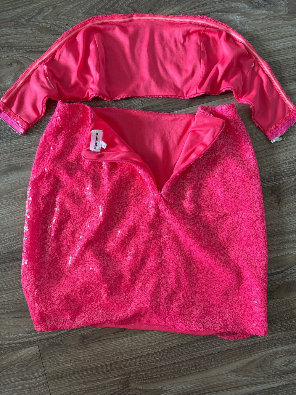 Superdown pink sequin set - Picture 6 of 7